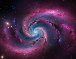galaxy universal background, starry cosmic nebula and deep space universe galaxies, abstract backgro