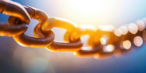 Leinwandbilder - Blockchain, a transparent and tamper-evident technology, empowers classification of data, enhancing scrutiny and bolstering safety, creating a more reliable digital lands