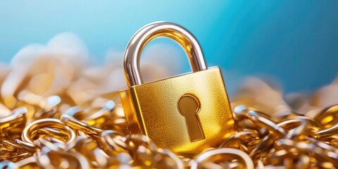 Aufkleber - Safeguarding financial assets and digital identities through robust cybersecurity measures.