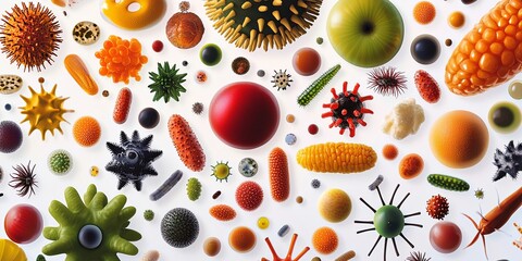 Fototapete - A foundation of knowledge built upon the study of living organisms and the principles that govern their interactions, shaping our understanding of the natural world and t