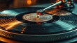 © SAQUEEN - Spinning vinyl record player