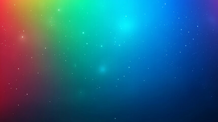 Wall Mural - colorful gradient background with stars and digital noise
