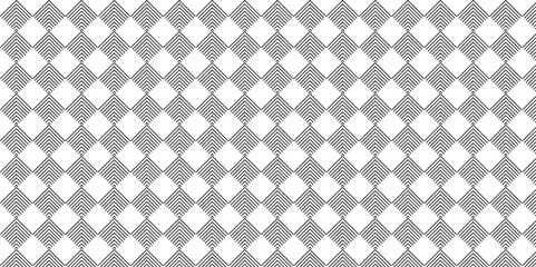 Wall Mural - abstract overlapping vector abstract pattern wave lines fabric white and gray square line background