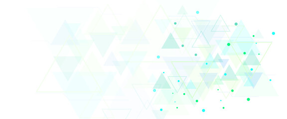 Poster - Abstract colorful triangle geometric background