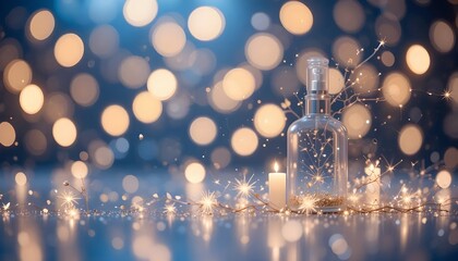 Wall Mural - dazzling lights: sparkling product background for stunning visual displays