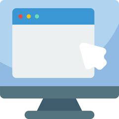 computer Illustration on a white background