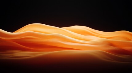 Fototapete - Realistic flame flickers with vibrant orange and yellow shades against a transparent background, offering versatile usage and ample copy space