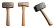 © Foxgrafy - Collection of various hammers on a black background