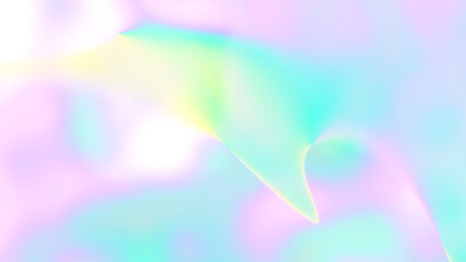 Fototapete - Colorful gradient shape blur. Blur Gradient Shape transparent PNG shape gradient Shining circle holographic blurred shape rainbow colors. Abstract design