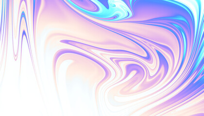 Poster - Blue and purple marble acrylic overlay pattern with a transparent background.