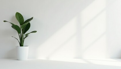 Wall Mural - Pure white background, pristine minimalist aesthetic, white, empty