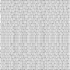 Cyber matrix background vector. Binary programming coding abstract.