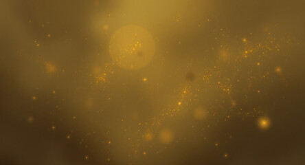 Wall Mural - elegant golden background with a soft bokeh effect, creating a warm and dreamy atmosphere. shimmerin