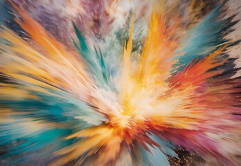 Wall Mural - abstract colorful background