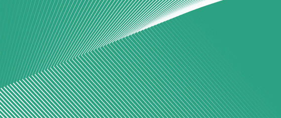 Aufkleber - Abstract green and white blend line art background vector. Wallpaper design with wavy line in motion. Illustration for banner, packaging, social media, ads.