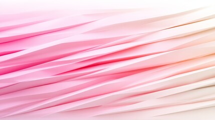Poster - Soft pastel geometric lines create an intricate pattern against a frosty winter color palette, evoking modern serenity while providing clear copy space on the right