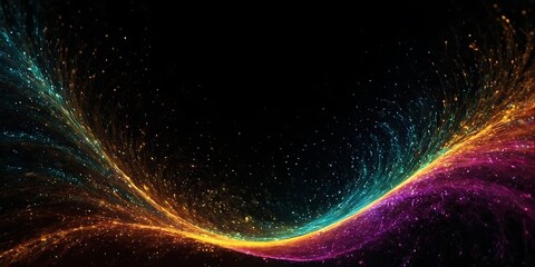 Wall Mural - Creative glowing purple metaverse space backdrop Abstract world and innovation concept,colours, cyber, earth, futuristic, glow, science, three-dimensional, wave, energy, wallpaper, 35