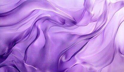 Aufkleber - Flowing, translucent purple fabric
