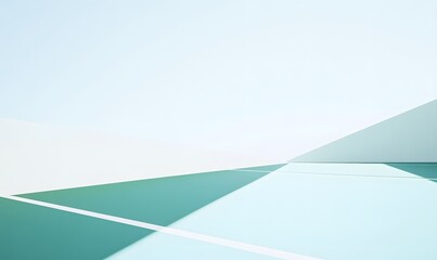 A tennis court, generation AI 
