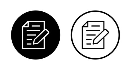 Note icon logo design. notepad sign and symbol