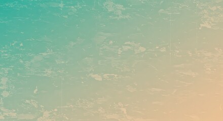 Wall Mural - teal beige textured background gradient - subtle teal and beige gradient background with textured no