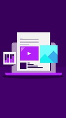 Wall Mural - quality content driving more traffic to the website, high performing content, content analysis tool,