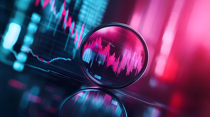 Wall Mural - business audit stock financial finance management on analysis data strategy with graph accounting ma