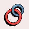 © sasa_elebea - Pastel Interlocked Rings Illustration
