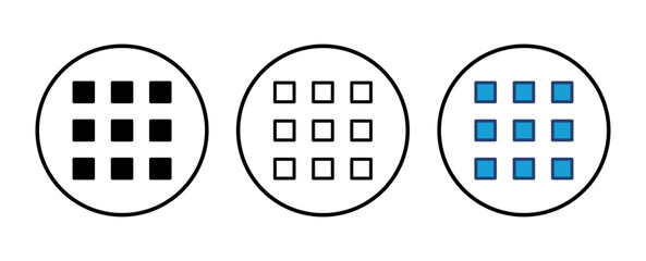 Wall Mural - menu icon vector. web menu icon. hamburger menu symbol