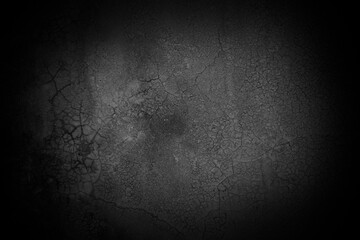 Aufkleber - Old wall texture cement dark black gray background abstract grey color design are light with white gradient background.