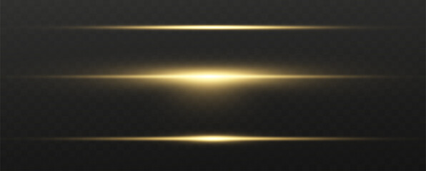 Wall Mural - yellow light and fast moving stripes on a black background.
