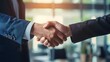 © สกุลรัตน์ วรสุมันต์ - Professional Handshake Between Business Partners in Modern Office Environment for Networking Success