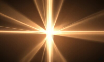 Wall Mural - looping animation of polished logo motion with fluid light beams moving right to left and positionin