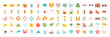© MariiaMart - A collection of colorful icons for summer activities such as swimming, sunbathing, and boating