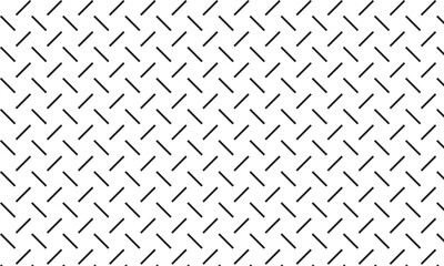 Fototapete - abstract geometric black short line pattern can be used background, banner, poster.