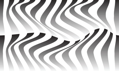 Leinwandbilder - abstract geometric gradient wave line pattern can be used background, banner, poster.