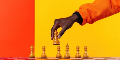 Aufkleber - Strategic Vision 2024 Bold Leadership Mastery through Dynamic Chess Metaphor - Empowering Next-Gen Professionals with Decisive Competitive Intelligence