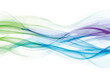 © Tanjil Hasnat - Abstract vector background, color flow waved lines for brochure, website, flyer design. Transparent smooth wave