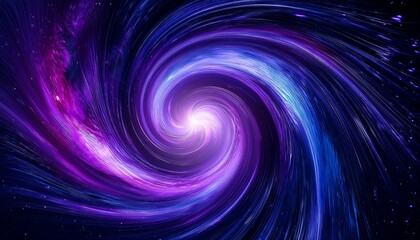 cosmic vortex a swirling nebula of purple and blue hues a mesmerizing cosmic dance of light and ener