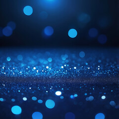 abstract blue glitter sapphire night glow celestial blue radiance twilight blue fantasy background, 