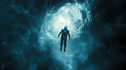 Wall Mural - science fiction astronaut space suit