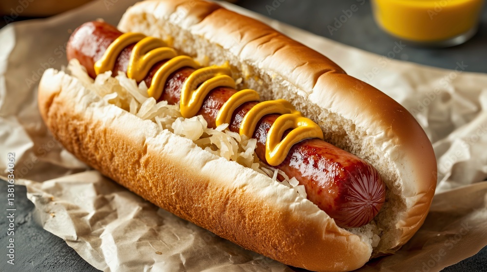 Hot Dog Sauerkraut New York