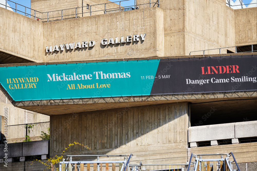 Hayward Gallery Lettering Name Signage, Iconic Southbank Centre ...