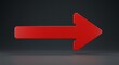 © Hoang - Crimson Arrow Render Red Direction Digital Art Bold Red Pointer 3D Arrow Graphic Design Digital Red Arrow Smooth Red Arrowhead Sleek Arrow Minimalism AI Generated