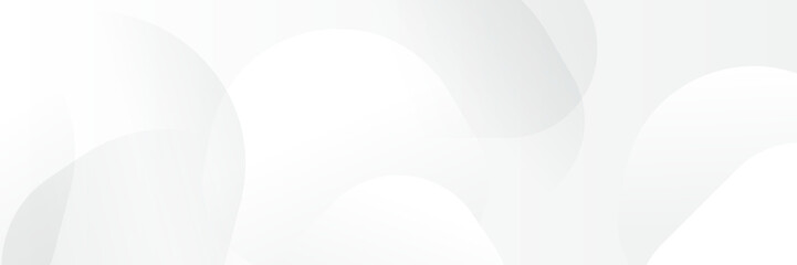 Wall Mural - abstract white geometric banner design background.