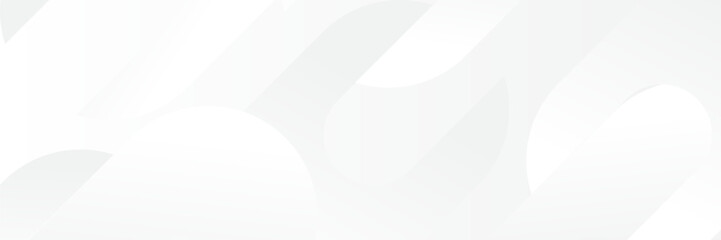 Wall Mural - abstract white geometric banner design background.