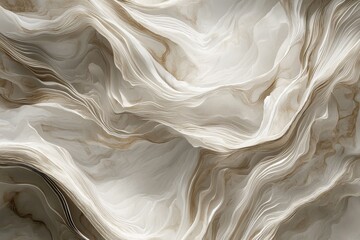 Wall Mural - abstract delicate waves of soft beige and cream textures and patterns
