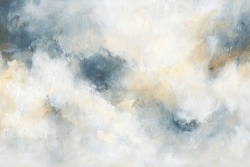 Wall Mural - abstract cloudy sky background in soft light tones and colors