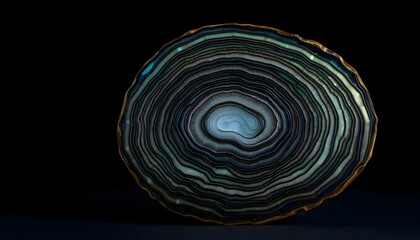 Wall Mural - piece of wood that has been cut in half