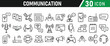 © MdMohiuddin - Communication icons set. Discussion, speech bubble icon vector illustration for web